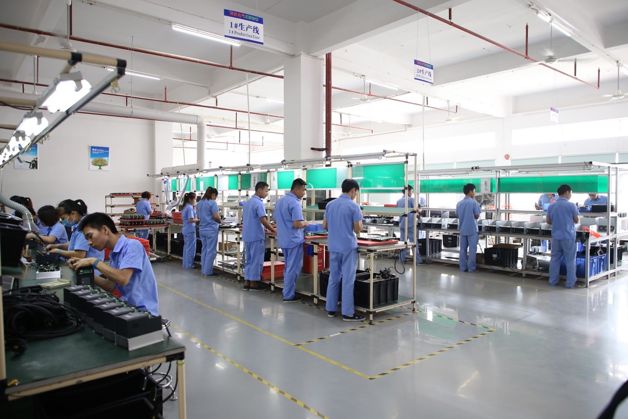 Shenzhen zk electric technology limited  company lini produksi pabrik