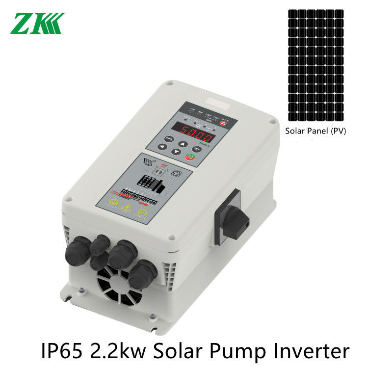 IP65 380V 5.5hp Solar VFD Drive 4kw Solar Inverter tahan air dan tahan debu
